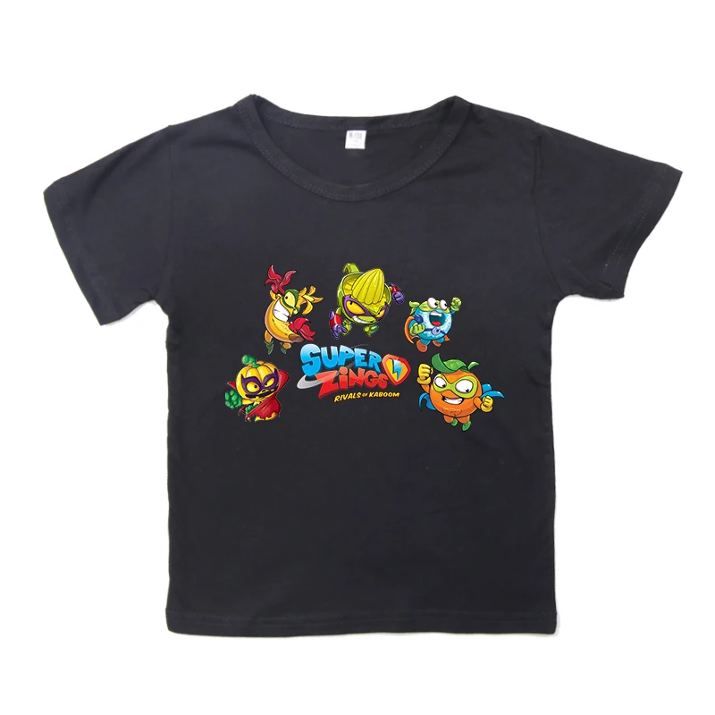 Новые детские футболки с рисунком супергероев Повседневные надписями для