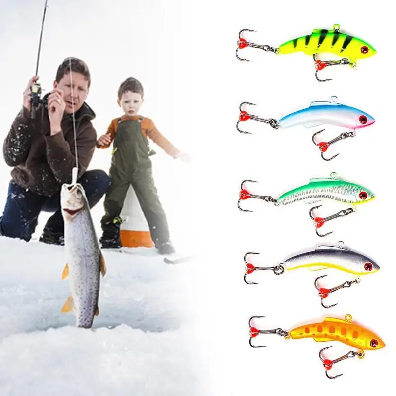 

15g 20g 30g Ratlins And Vib For Winter Sinking Winter Bait Hard Lure Carp Fishing Hooks Balancer For Fishing Baits Lead Jigging