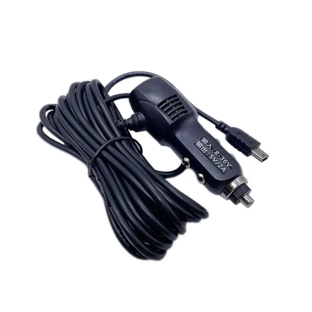 

Car transformer, driving recorder power cord, step-down cable with USB socket, 3.5 meters long, output: 5V2A, input 8-36V