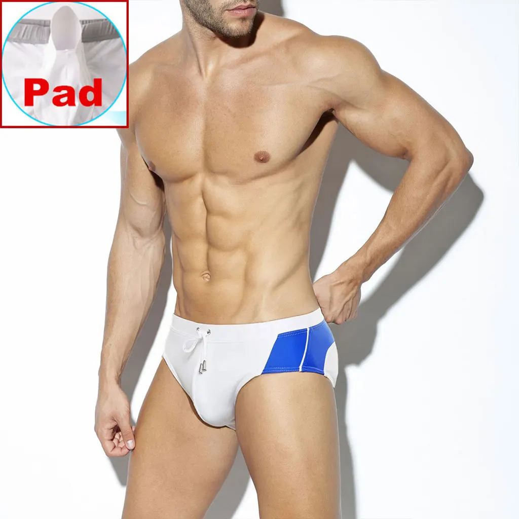 Swimsuit Man Swim Wear Briefs Masculine Push Up Low Waist Comfortable Underwear Casual Breathable Panties Shorts Soft Male