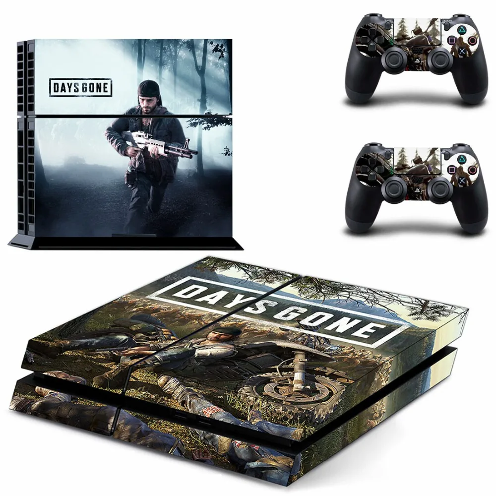 Дневная наклейка для PS4 виниловая наклейка, стикер для консоли sony Playstation 4 и 2 контроллера для Dualshock 4 наклейка для PS4 стикер