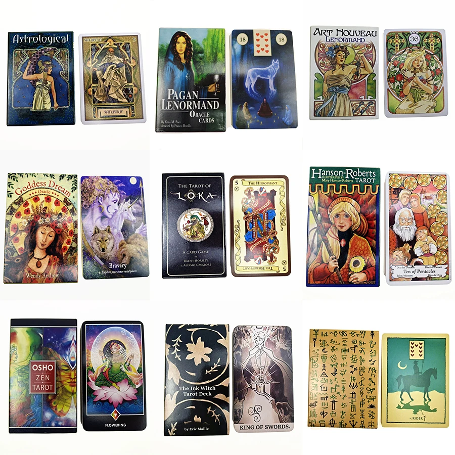 Новинка 27 стилей карты Таро мечты enchantress чернильная богиня - Цена: 96,76 - 276,16 руб.