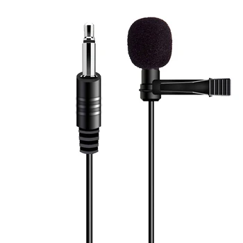 

Professional Lapel Microphone Audio Video Recording Mic for Mobile Phones Camera Notebook Loudspeaker Mixer DU55