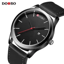 Мужские часы от ведущего бренда класса люкс, простые часы для мужчин, модные часы DOOBO, мужские кварцевые часы, мужские часы Erkek Kol Saati
