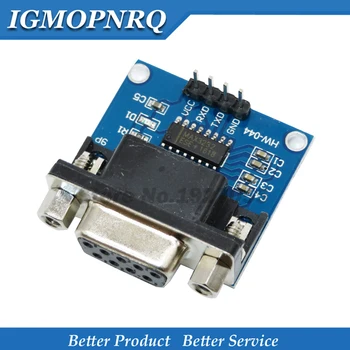 

10pcs/lot MAX3232 RS232 to TTL Serial Port Converter Module DB9 Connector MAX232