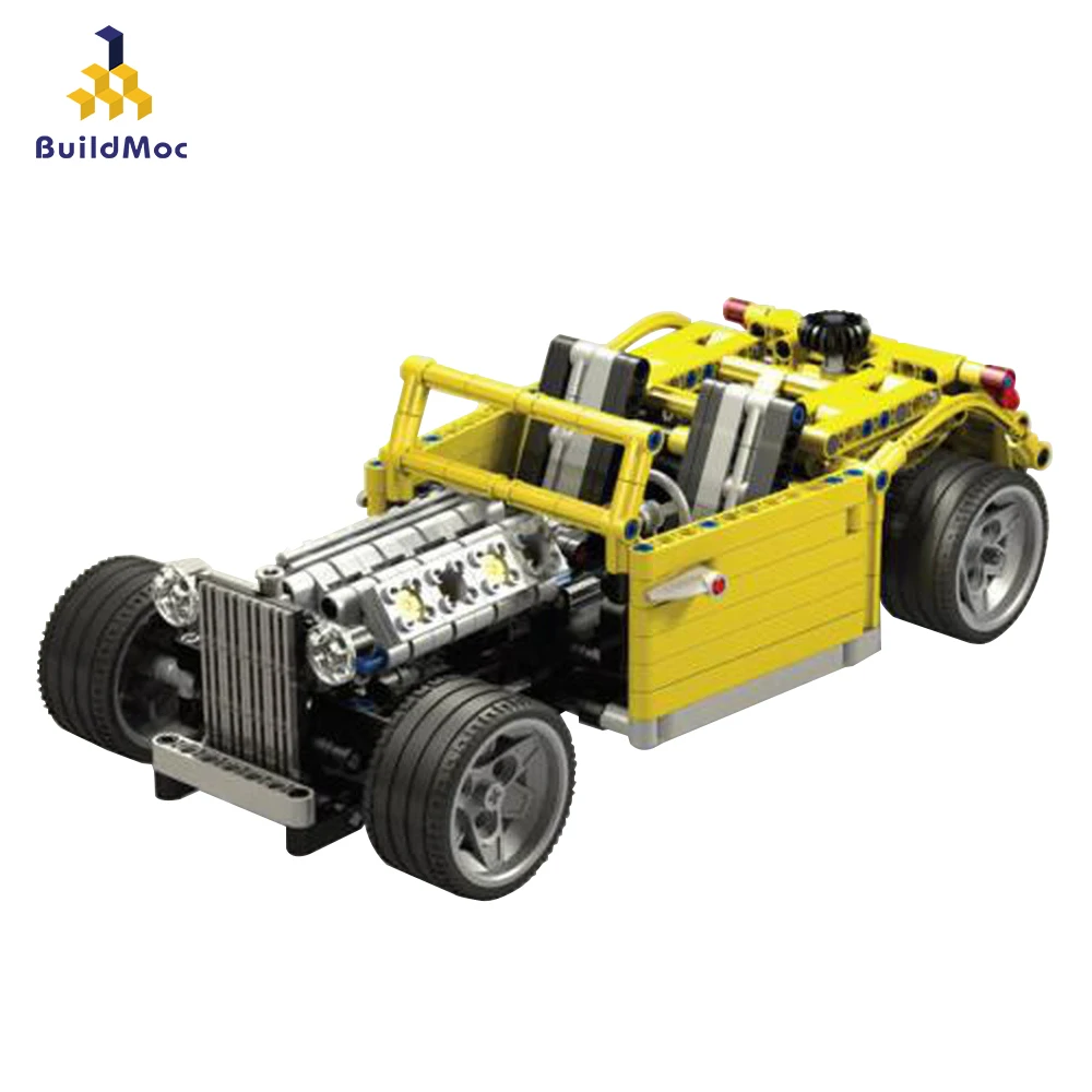 Construcdmoc technique créative hachée Hot Rod blocs de construction Kits briques classique ville créateur modèle enfants jouets pour enfants cadeau