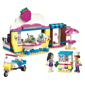 

Friends Olivia’s Cupcake Cafe Building Blocks Kit Bricks Classic Girl Model Kids Toys For Children Gift
