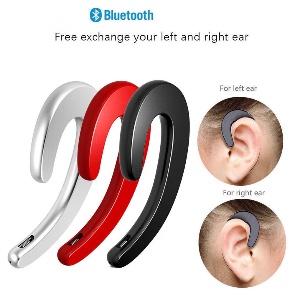 Беспроводные наушники Bluetooth с крючком безболезненная гарнитура для iPhone Xiaomi Samsung