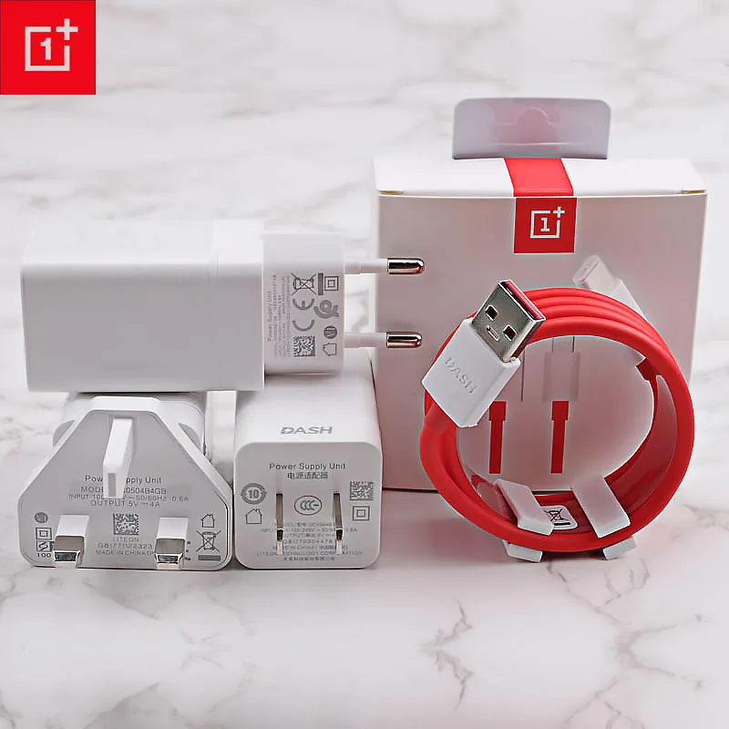 Оригинальное зарядное устройство Oneplus 5V4A с вилкой для ЕС/США адаптер питания