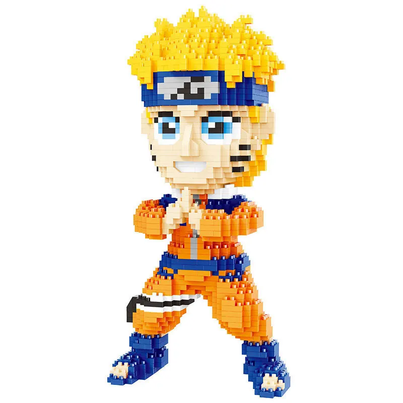 Japão anime micro tijolos figura naruto hatake kakashi dos desenhos  animados diy modelo 3d diamante mini montagem blocos de construção para  brinquedo - AliExpress