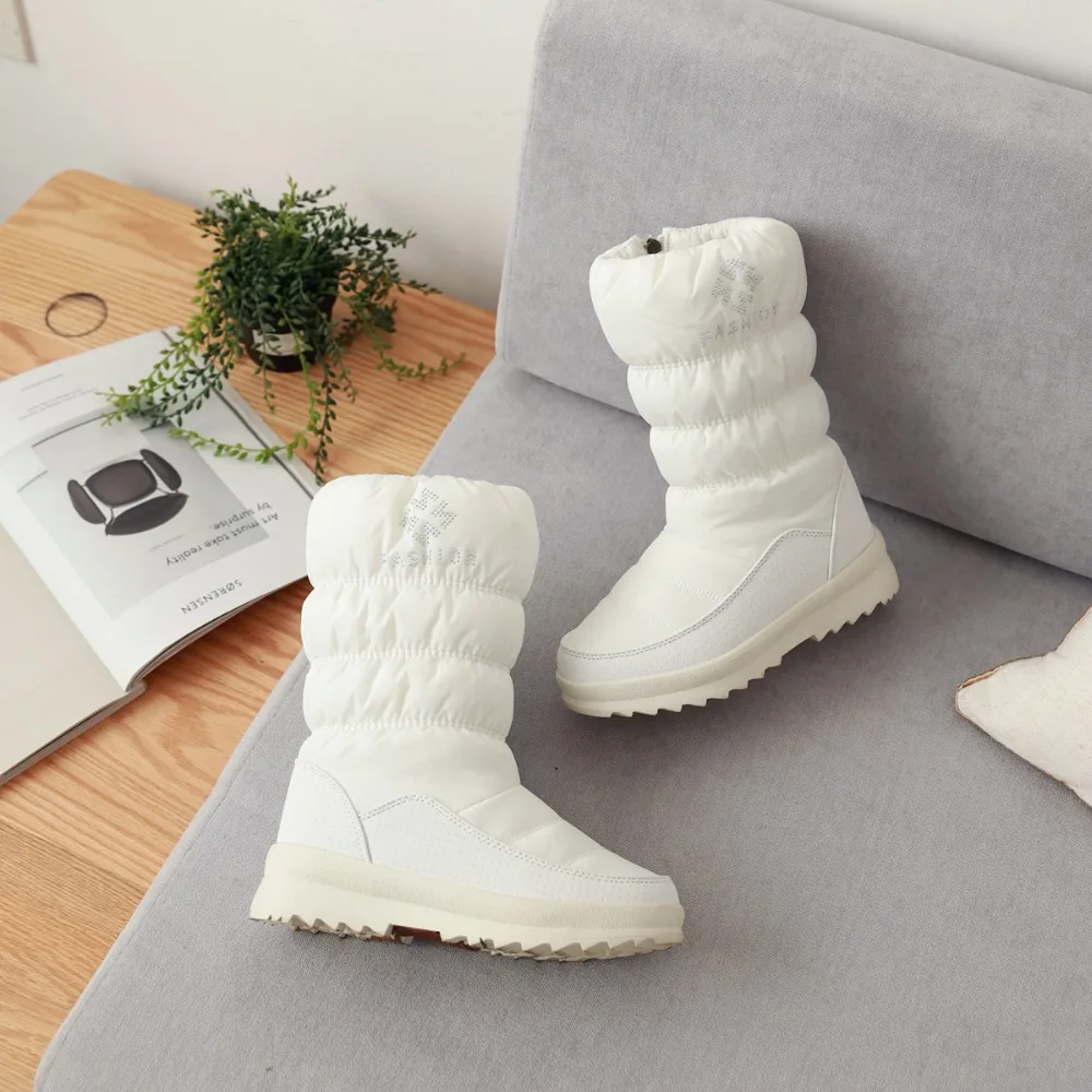new fashion Women snow boots platform winter boots thick plush waterproof non-slip boots women winter shoes botas mujer