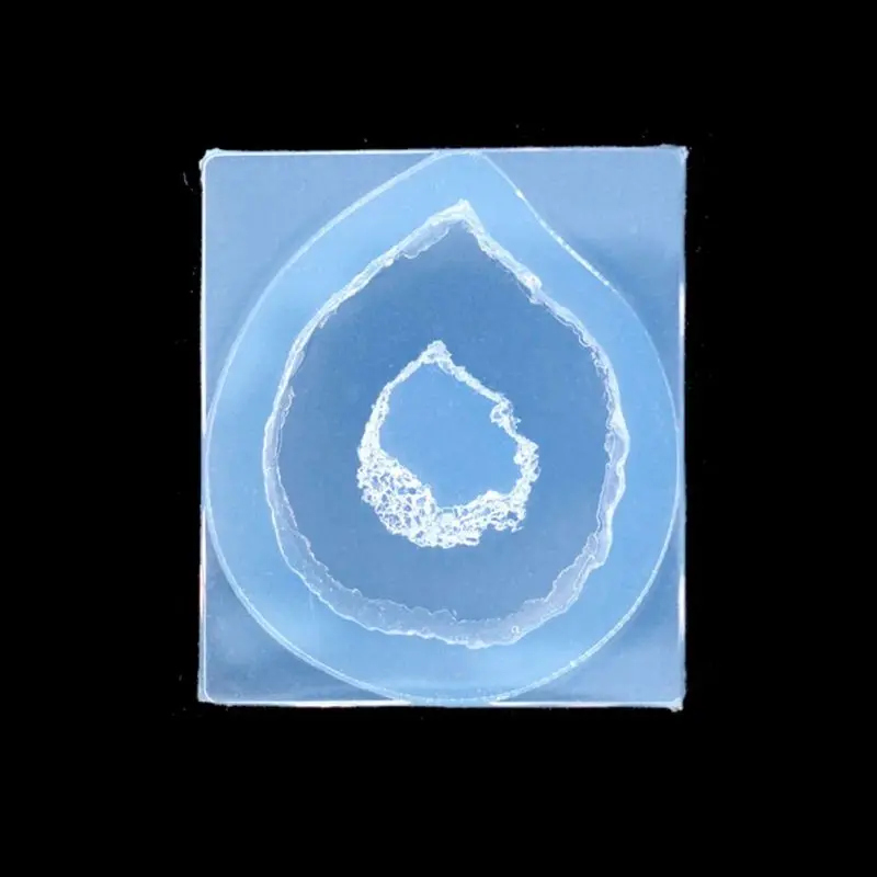 Ювелирная полимерная форма Кристалл кварц рок кластер Geode Druzy драгоценный камень формочка для силиконовой Подвески Ювелирные изделия из смолы для рукоделия - Цвет: B