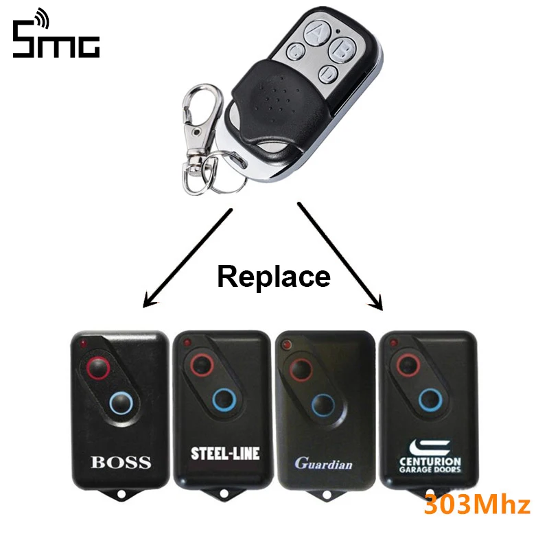 Boss Steel-Line Guardian Garage Door Telecomando Bol4 Bol6 Bol9 Brd1 Brd9 2211-L 2211-L (Tx) 303Mhz Sostituzione