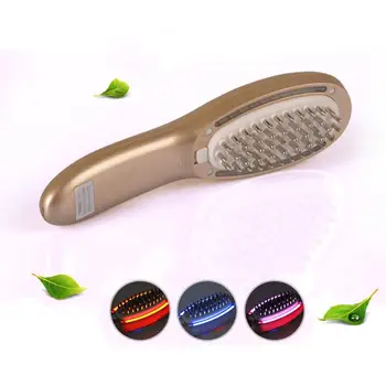 

Colorful Light Auxiliary Preventing Trichomadesis Positive And Negative Ion Comb Promoting Hair Growth Laser Vibration Massage