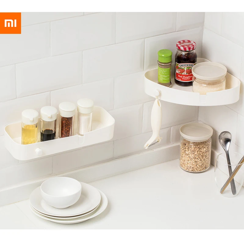 Xiaomi Ванная Кухня Офис Полка Стеллаж для хранения аксессуары органайзер для хранения шампуня мыло корзинка для косметики держатель