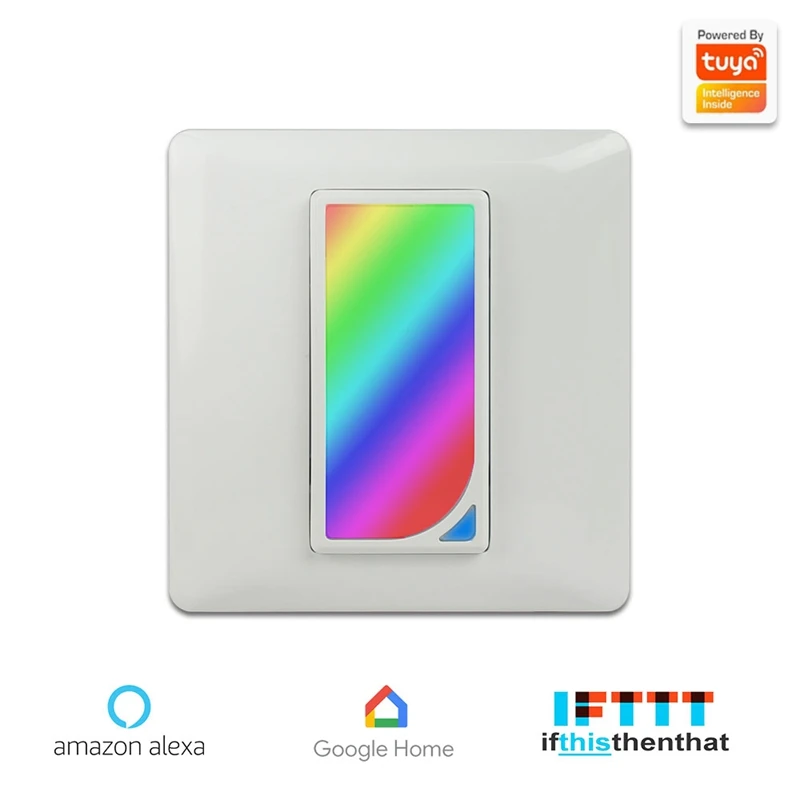 Для ЕС штекер Wifi умный Домашний Светильник светодиодный RGB сценический светильник 1200 цветов светильник переключатель Alexa для Google Home переключатель