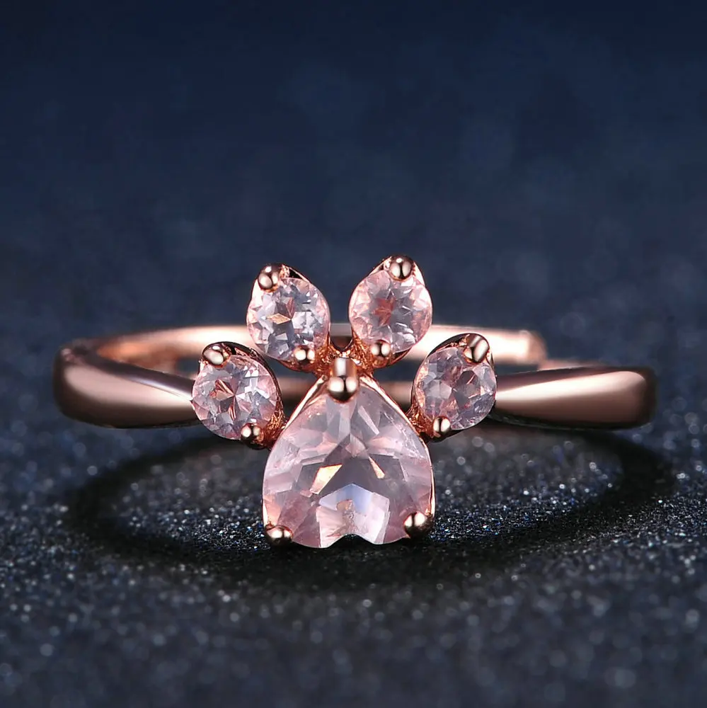 Rack Jack Paw Ring - Rose Gold Colour| Birthday Gifts for Girls & Women,  Fancy Jewellery