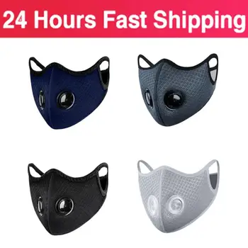 

Cycling Face Mask Sport Training Mask PM2.5 Anti-pollution Running Mask Activated Carbon Filter Washable Mask Carbon Breathable