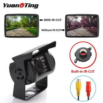 

YuanTing 18 LED Anti Fog IR Heavy Duty Night Vision IP68 Waterproof Truck Bus Lorry Car Rear View Backup Reverse Parking Camera