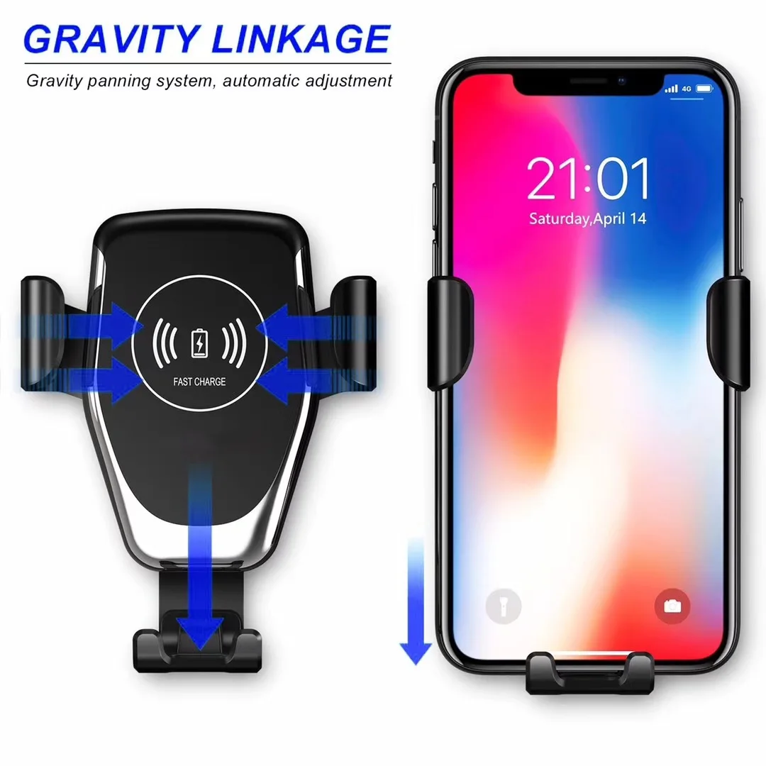 Wireless Fast Car Charger Vent Mount Phone Holder For Iphone Xs Max 12 Samsung S9 Xiaomi 2s Huawei Mate 20 Pro 20 Rs - Mobile Phone Chargers - AliExpress