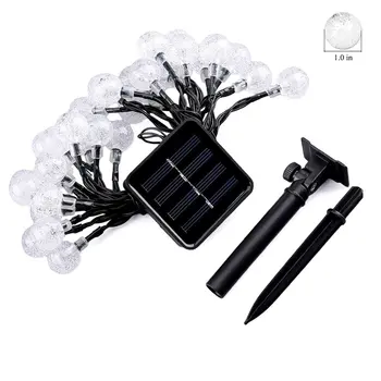 

String Solar Lights Vagalbox 50 Led Solar Led Lights 8 Modes Waterproof Solar Lights For Outdoor Garden Window Party Christmas