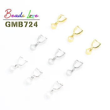 

50pcs/lot Melon Seeds Buckle Pendant Clip Clasps Clips Bail Pendant Connectors Charm Bail Beads DIY Supplies for Jewelry Making