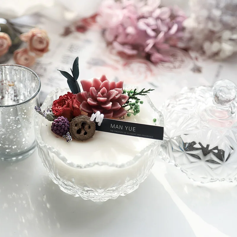 Корейский DIY креативный ручной Ароматерапевтический подсвечник восковая посылка полный набор соевого воска Желейный воск сырье инструмент орнамент