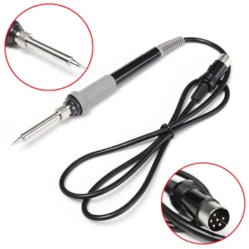 

6 Pin Soldering Iron Handle DC 26V For Hakko Fx-888 Fx-888d Soldering Station Ceramic High Temperature Resistant Silicone Wire