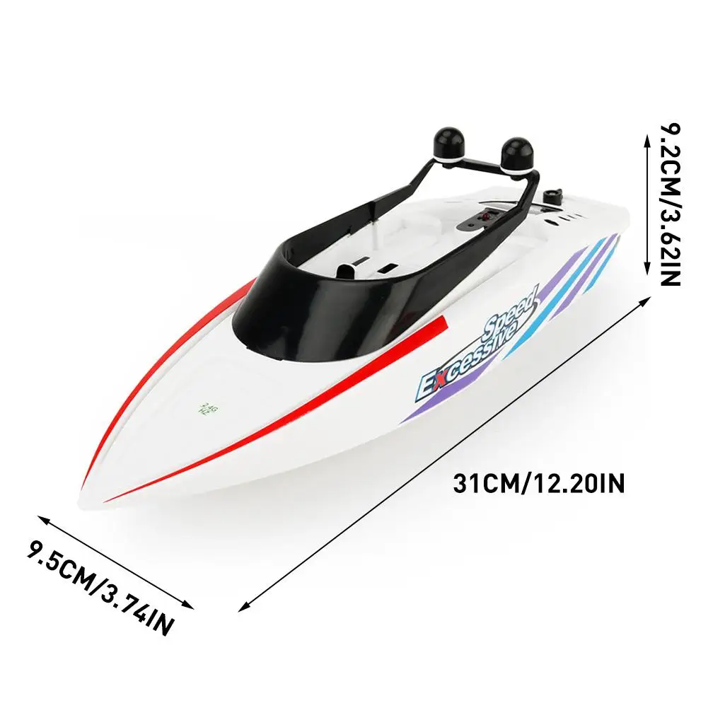 Высокая Скорость RC лодка 2,4 ГГц 4 канала 30 км/ч радио пульты управления RC гоночная лодка электрические игрушки RC игрушки для детей лучшие подарки