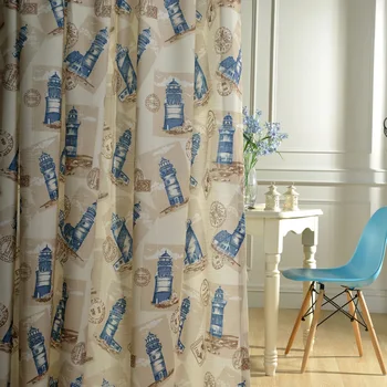 

Bamboo Joint Curtain Printed Curtain Window Screen Decoration Fabric Cartoon CHILDRENS Room