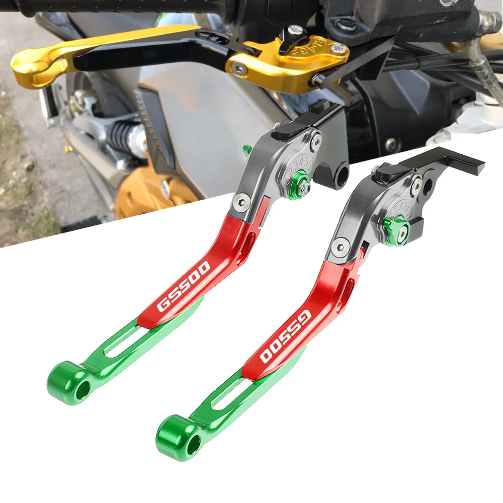 For SUZUKI GS500E GS 500F 1989 1990 1991 1992 1993-1998 Adjustable Racing Motorcycle Brake Clutch Levers Motorcycle Accessories