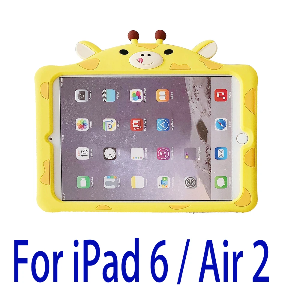 Противоударный чехол с жирафом для iPad Mini 7,", чехол для планшета с мультяшным рисунком, чехол для iPad 10,2 iPad Air 2, детский безопасный чехол s - Цвет: as photo