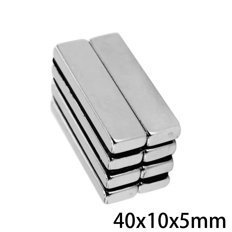 220PCS 40x10x5 mm Strong Sheet Rare Earth 40mmx10mm Big