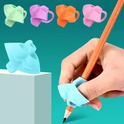 3 пальца силиконовый карандаш корректирующая ручка для детей начинающих ручка для письма помощь приспособление корректное положение