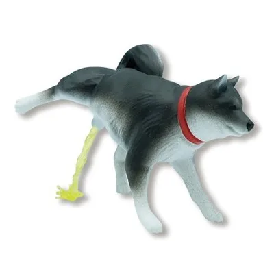 black Inu yellow Японская Подлинная игрушка-вкладыш милое животное забавная Акита Шиба ину пи на земле миниатюрные цифры в гашапоне коллекция подарок - Цвет: black Inu yellow
