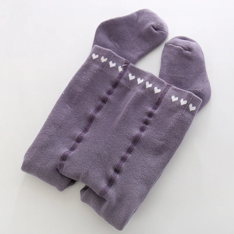 Purple Одежда для мамы и ребенка, носки гетры, колготки для новорожденных, хлопковые теплые колготки, Детские Чулочные изделия, детские колготки - Цвет: Purple