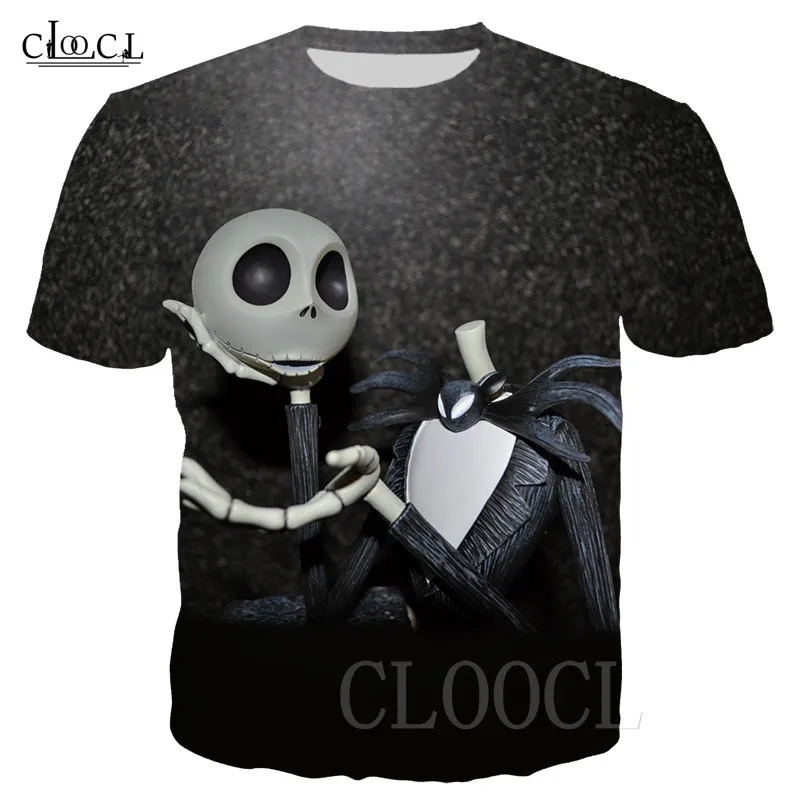 T Shirt 5 Футболка унисекс с принтом "Кошмар перед Рождеством", "Джек Скеллингтон", "гримаса", летняя уличная футболка в стиле хип-хоп с 3D принтом, толстовка - Цвет: T Shirt 5