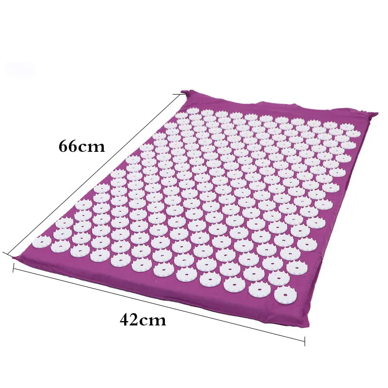 Acupressure Massager Mat Pillow with Needles Head Neck Back Foot Massage Acupuncture Spike Yoga Relieve Pain 4