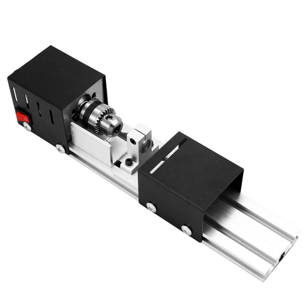 

100W Mini Lathe Mini Beads Machine Miniature Lathe Bead Grinding Machine Grinding And Polishing Cutting DIY Woodworking Lathe