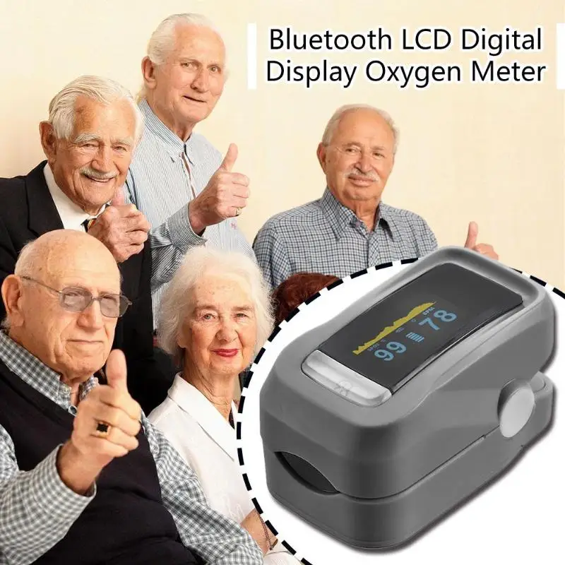 Bluetooth Finger Pulse Oximeter Portable Fingertip Pulse Oximeter De Dedo Pulso Oximetro Finger Pulse Oximeter