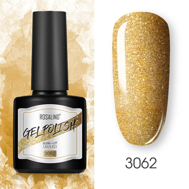 ROSALIND 8ml Gel Nail Polish Shiny Matte Effect Gel Polish For Manicure Nail Art Design Semi Permanent Painting Varnishes Gel RS17-3062