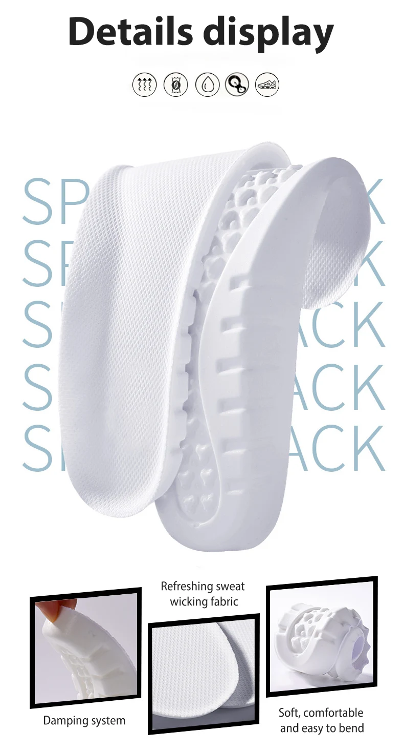 2024 neue Mann Frauen Sport Memory Foam Einlegesohlen Schuhe Sohle Deodorant Atmungsaktive Kissen Lauf Pad Für Füße_voghion.com