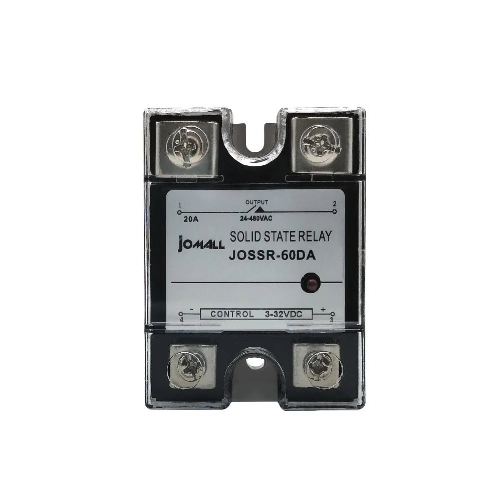 SSR-60DA 80DA 100DA 120DA DC управление AC SSR Однофазное твердотельное реле