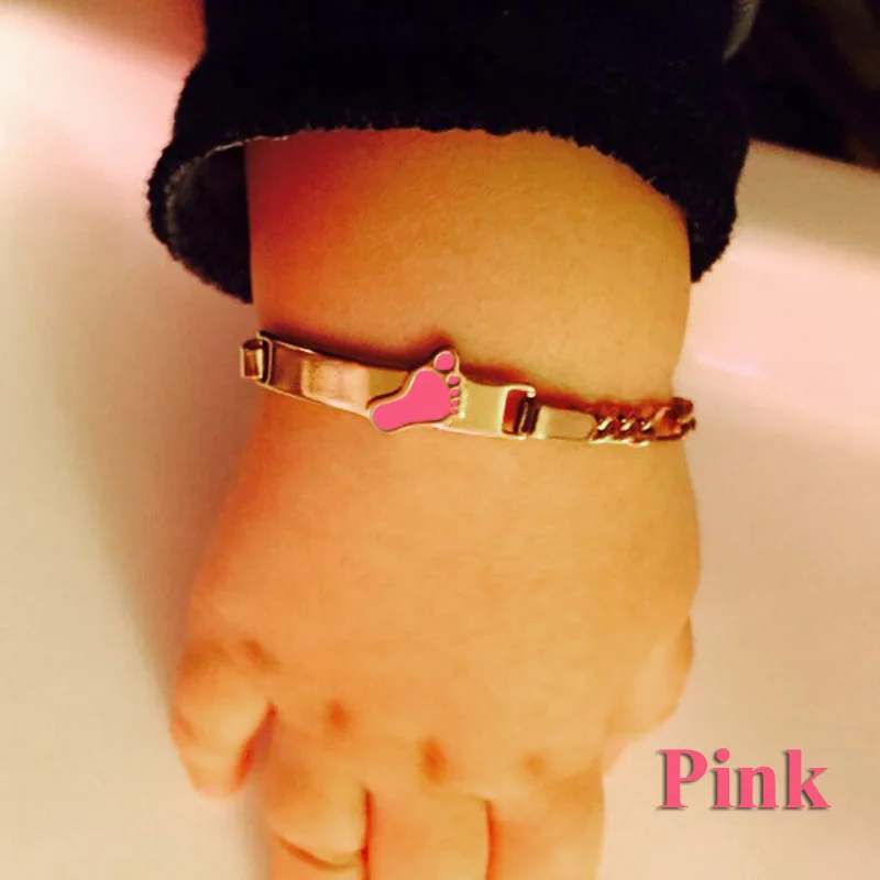 Очаровательные золотые детские браслеты для маленьких девочек ювелирные