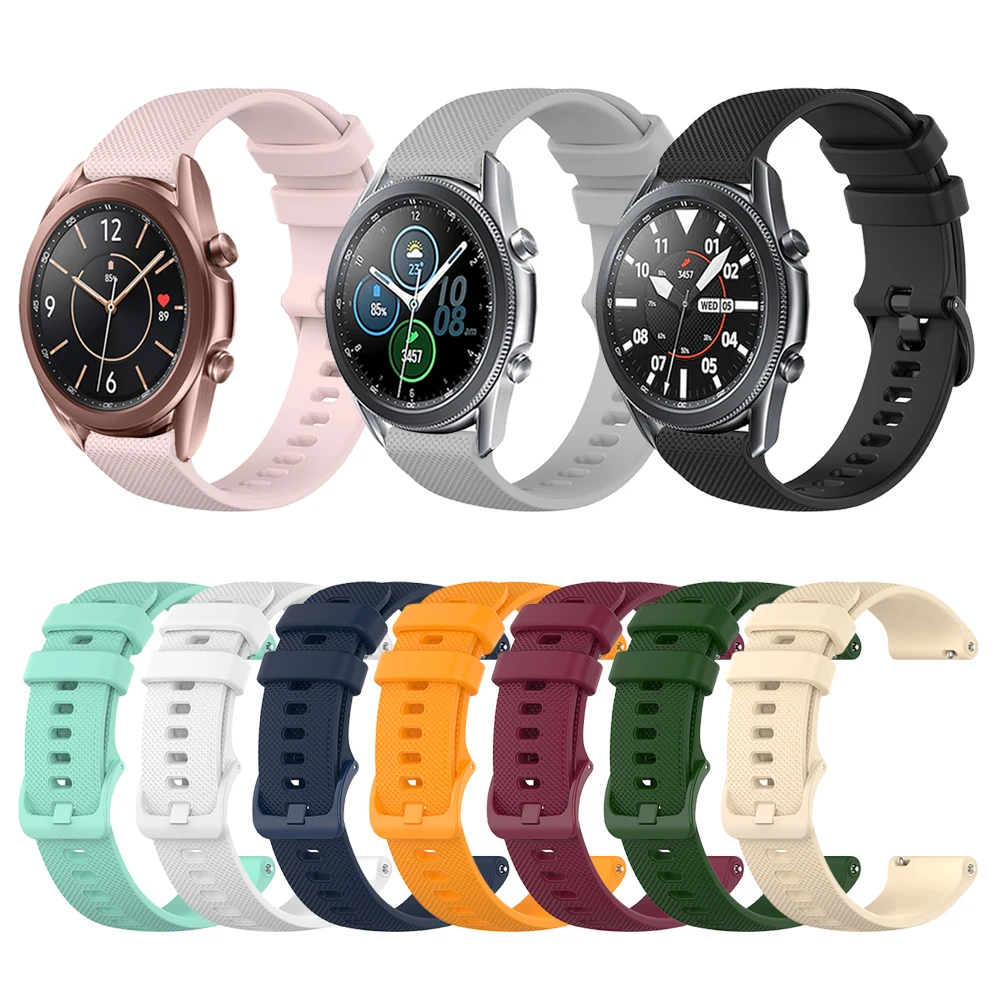 Силиконовый ремешок для наручных часов Samsung Galaxy Watch 3 45 мм|Ремешки часов| |
