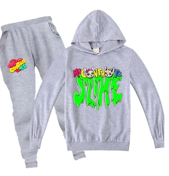 

Me Contro Te Long Sleeve Boys Hoodie Baby Girls Clothes Funny Hoodies Suits Kids Cute Autumn Sweatshirt Pants 2pcs Sets Vestiti