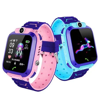 

kids smart watch positioning with camera IP67 waterproof Clear call Alarm clock SOS Remote monitoring phone girls watches