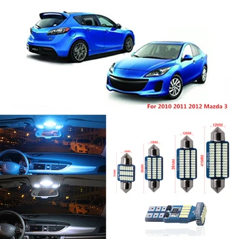 

9pcs Canbus T10 Car LED Light Bulbs Interior Kit For 2010 2011 2012 Mazda 3 Sedan or Hatchback Map Dome License Plate Lamp 12V