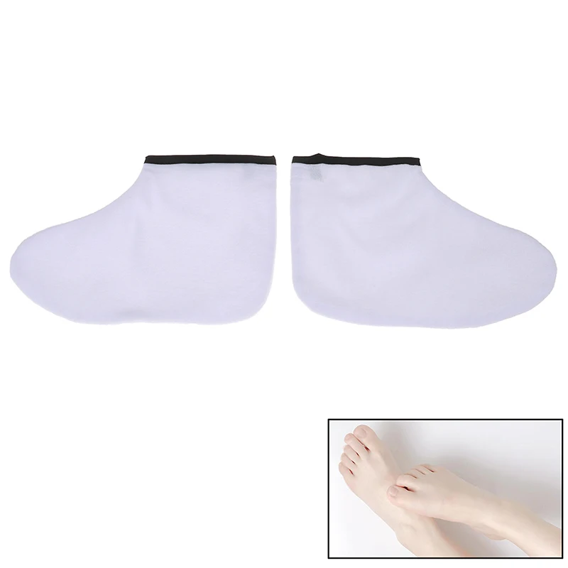 1 Pair Paraffin Wax Protection Foot Mask Gloves Feet Skin Moisturizing Sleeve Whitening Exfoliating Beauty Socks