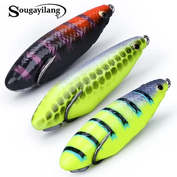 

Sougayilang 3pcs Fishing Lure 14.5g 8.5cm Hard Bait Minnow Streak Fishing Lures Bass Artificial Bait Set Fishing Gear